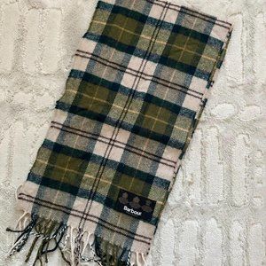 Men's Barbour Green Scarf